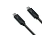 Preview: DINIC USB 3.2 Kabel Typ C-C Stecker, schwarz, unterstützt 100W (20V/5A) Aufladung, 1m